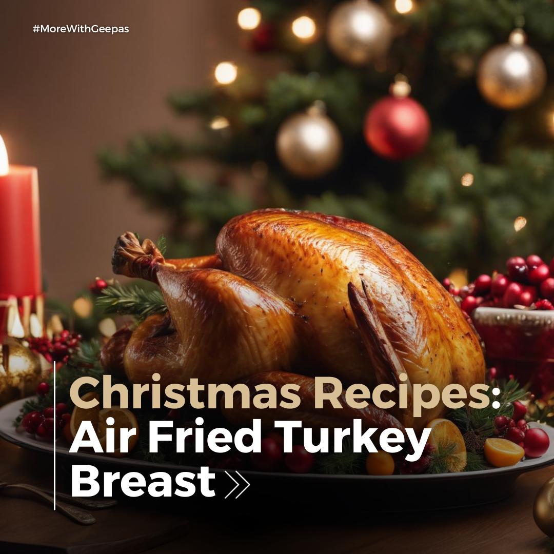 Festive Air Fried Turkey Breast Recipe