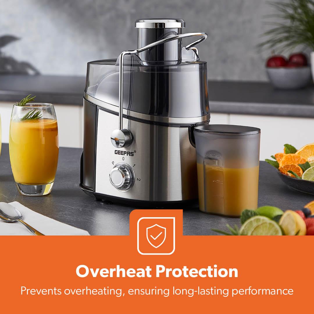 600W Electric Juicer Machine Centrifugal Fruit & Vegetable Juice Extractor