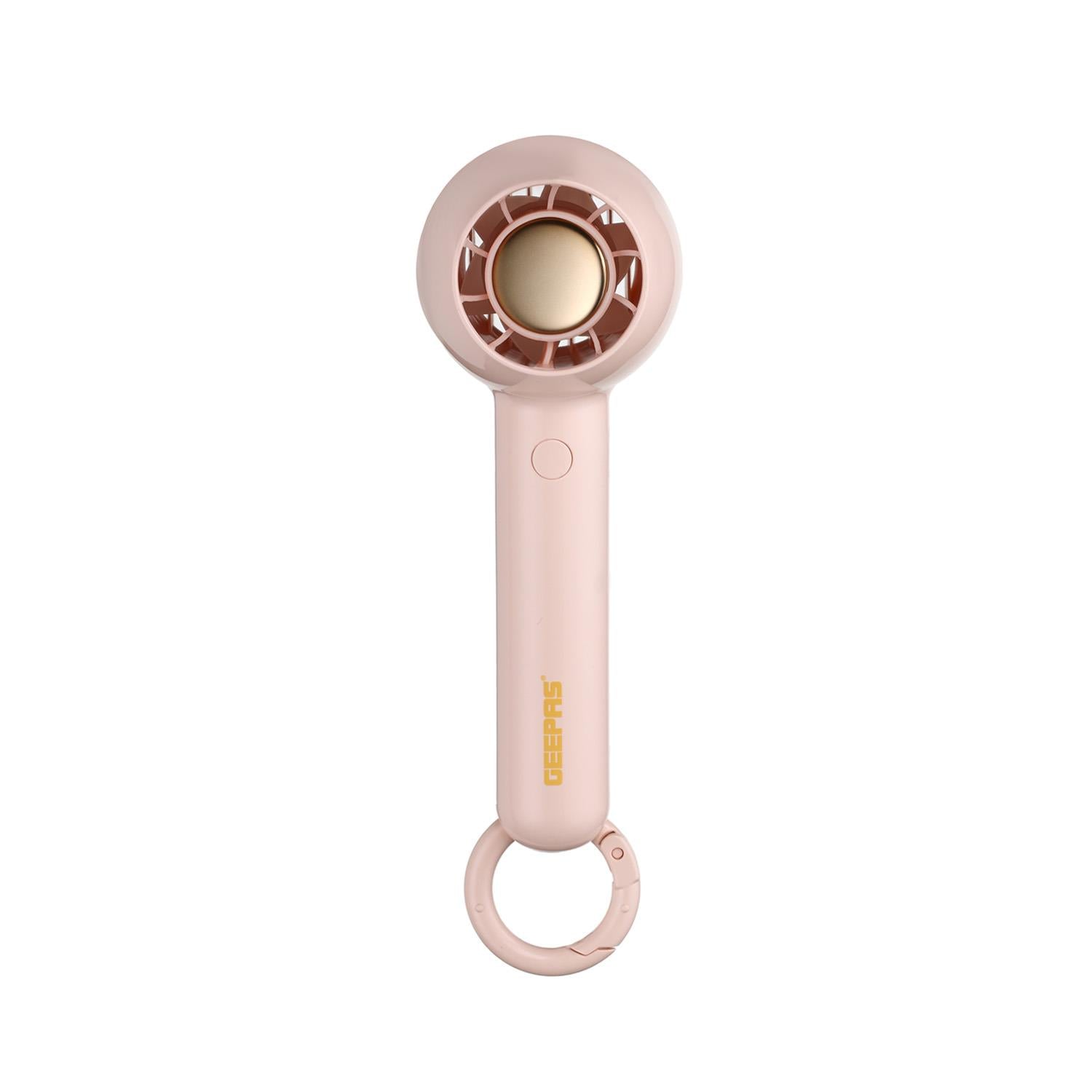 2-Speed Pink USB Handheld Mini Fan