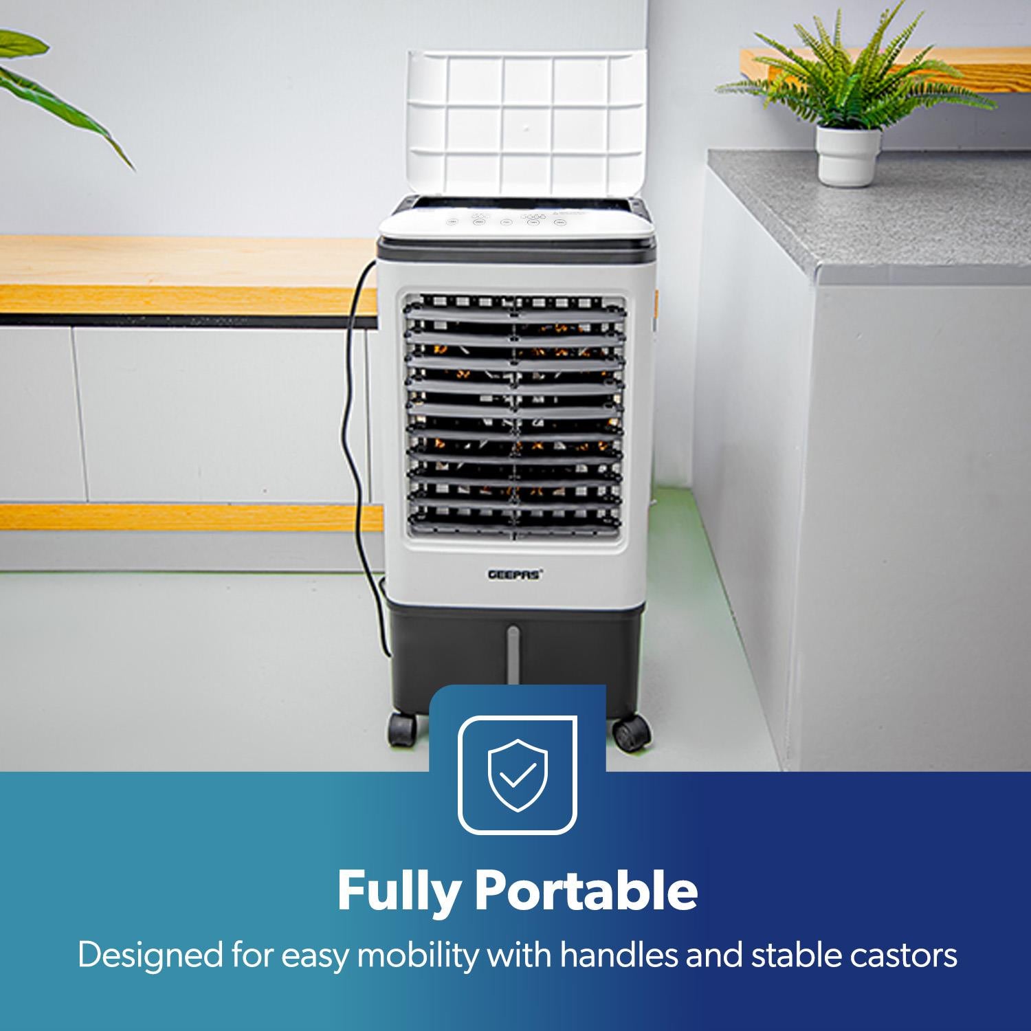 20L Portable Oscillating Evaporative Air Cooler & Conditioner