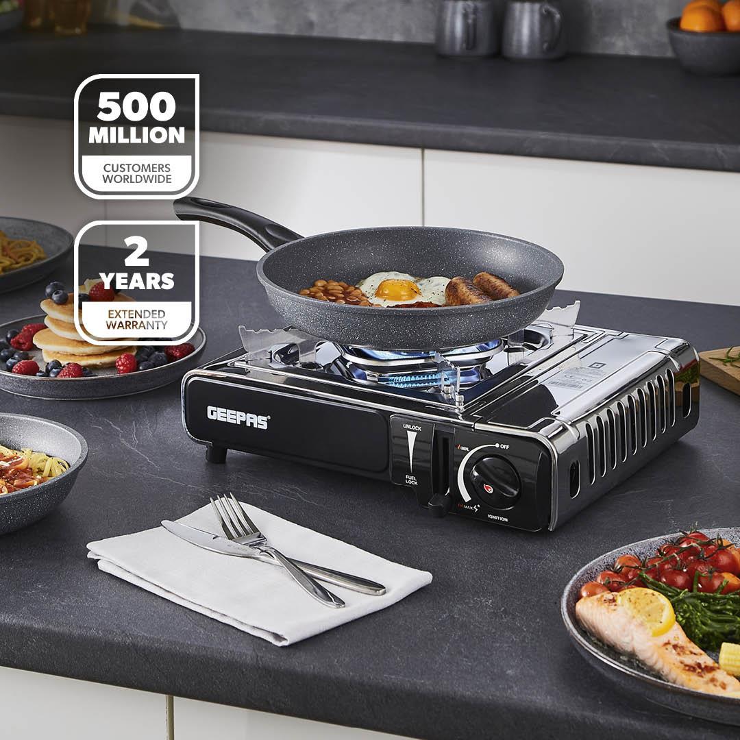 2-In-1 Single Camping Gas Stove With Carry Case