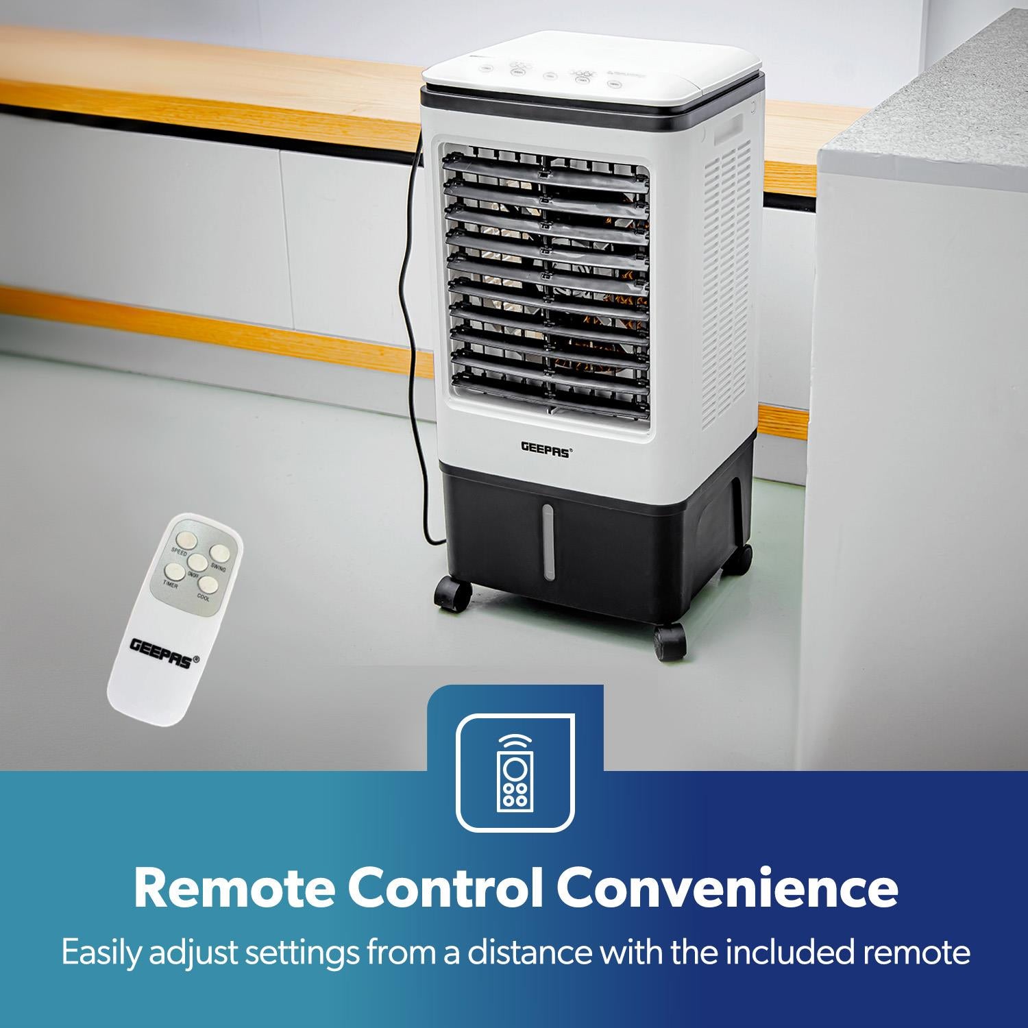 20L Portable Oscillating Evaporative Air Cooler & Conditioner