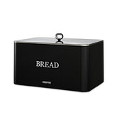 13L Steel Kitchen Bread Bin Canister Countertop Storage Retrovive