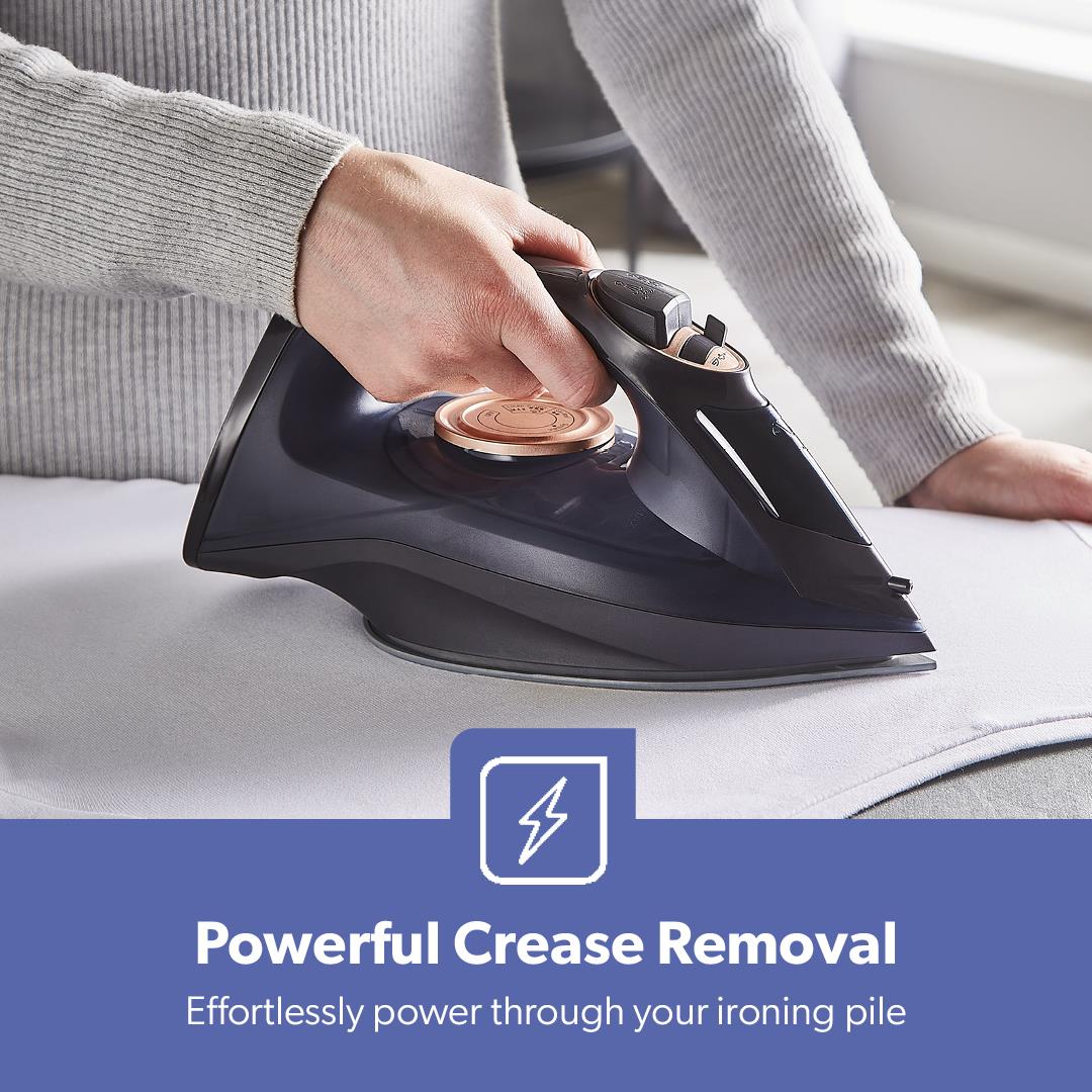 2400W Non-Stick Steam Clothes Iron With Dry & Wet Settings