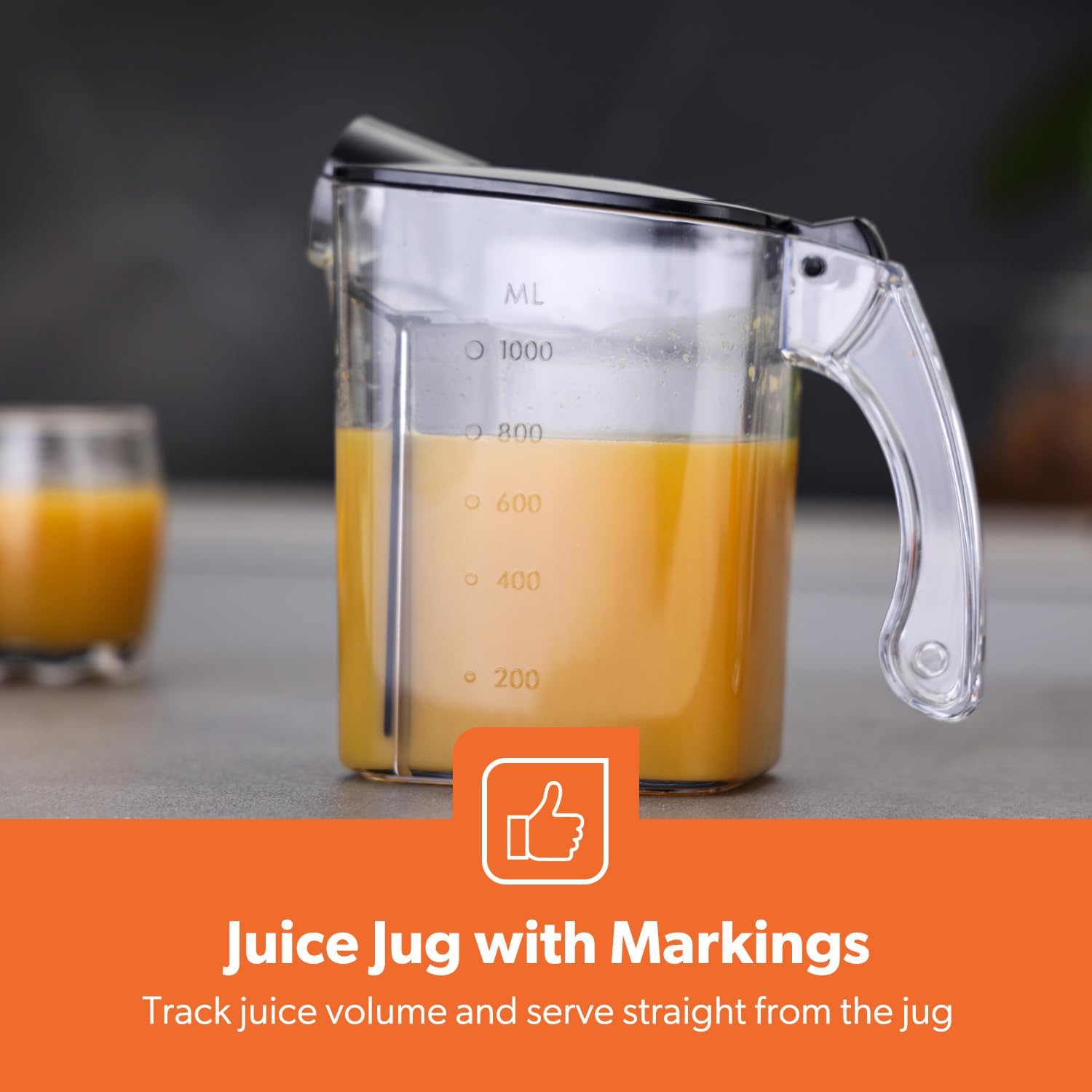 5-Speed Silver Digital Touchscreen Juicer Extractor