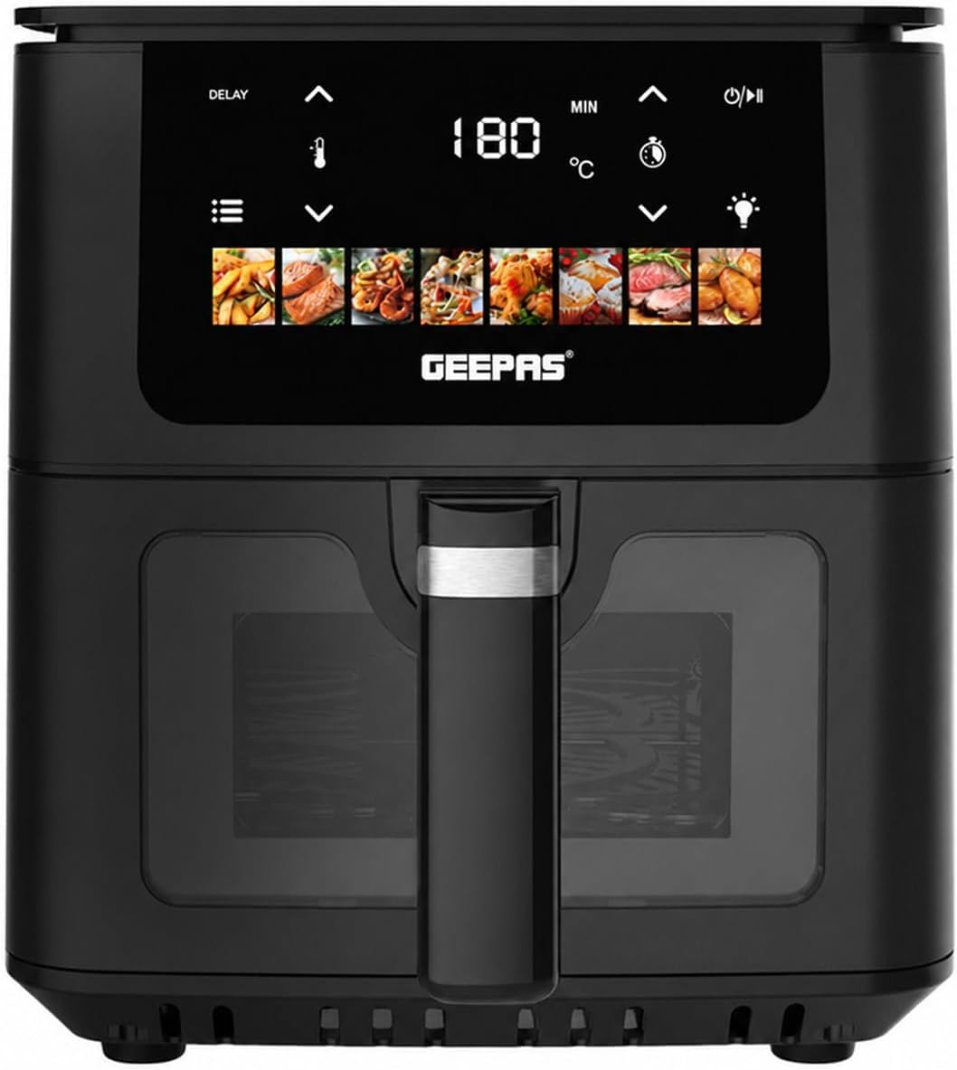 6.5L Digital Family-Sized 8-in-1 Convection Air Fryer with LED Touchscreen