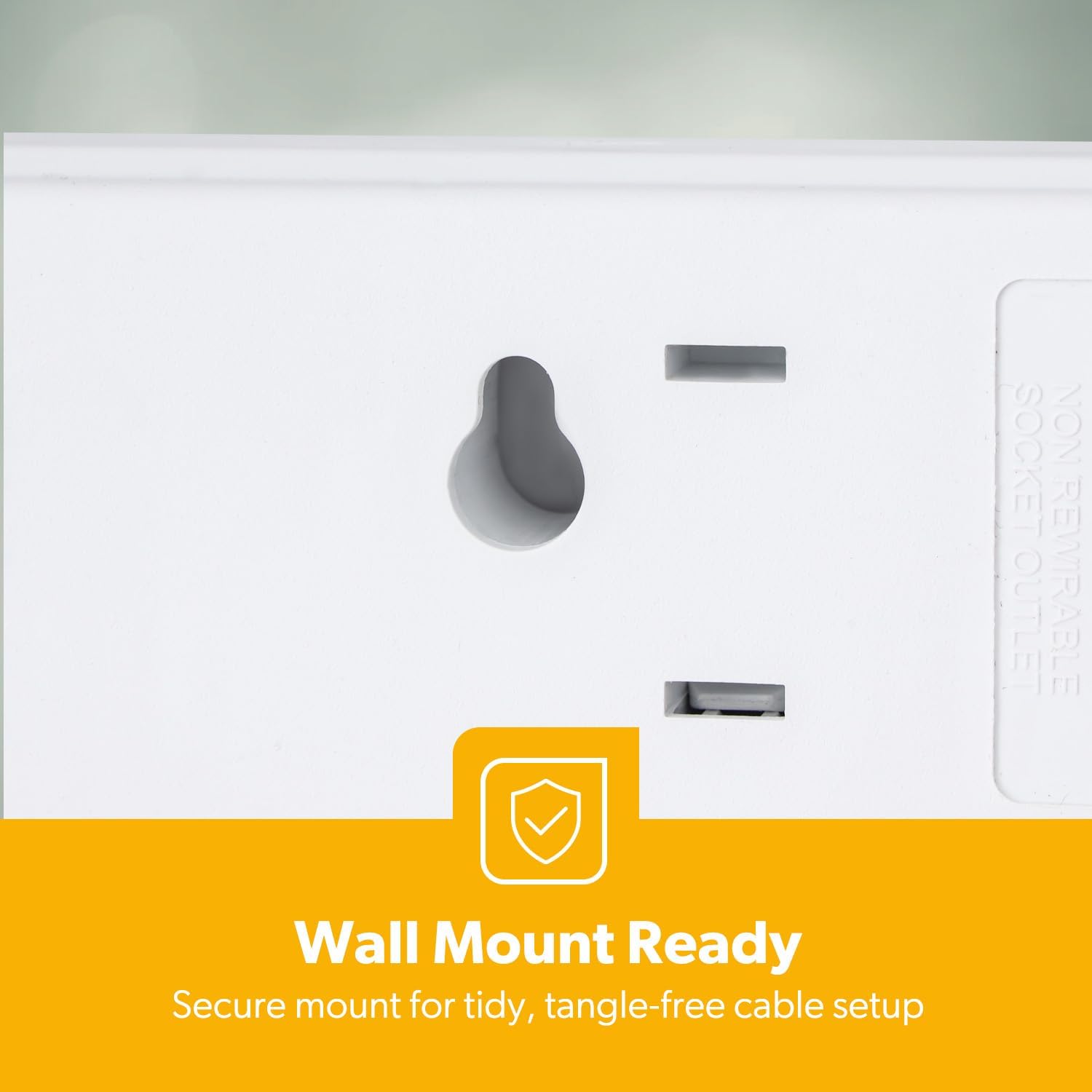 Pack Of 2 White 4 Gang Extension Leads With 2 Meter Cable