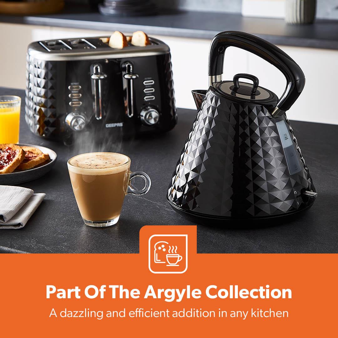 8-Piece Kettle, Toaster, Bread Bin, Mug Tree and Tower Pole Set
