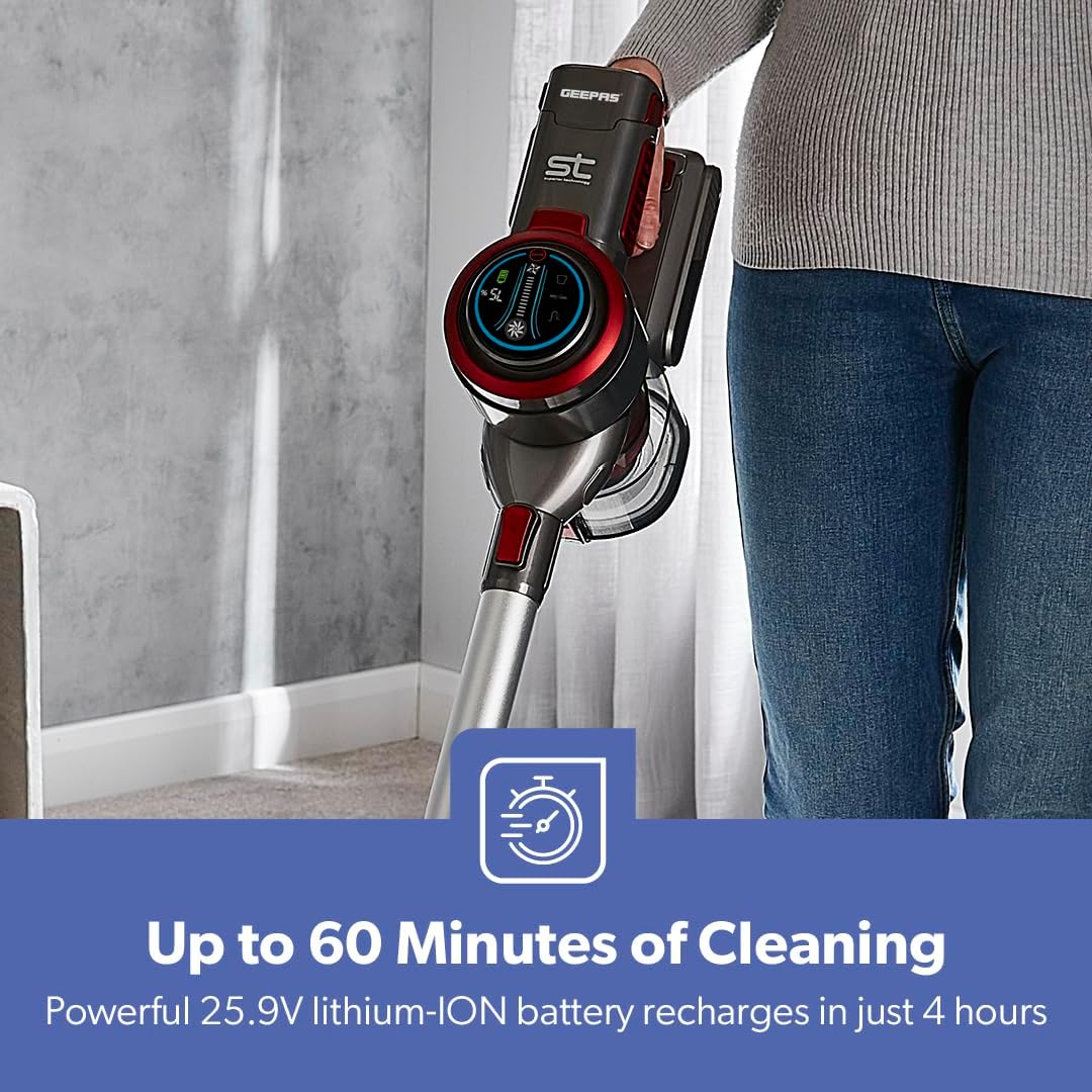 2-In-1 Stick & Hand HEPA Vacuum Cleaner With Touch Display