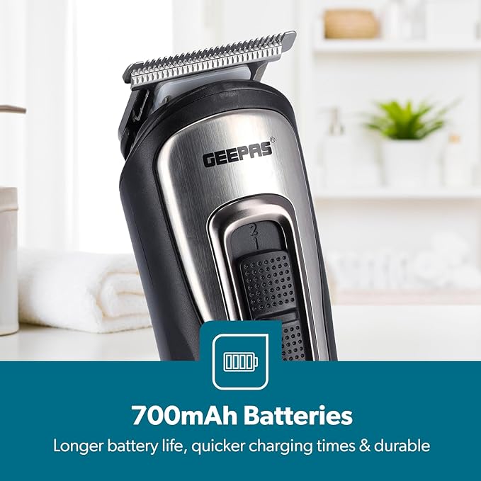11-In-1 Men's Grooming Kit, Beard Trimmer, Hair Clipper & Shaver Set