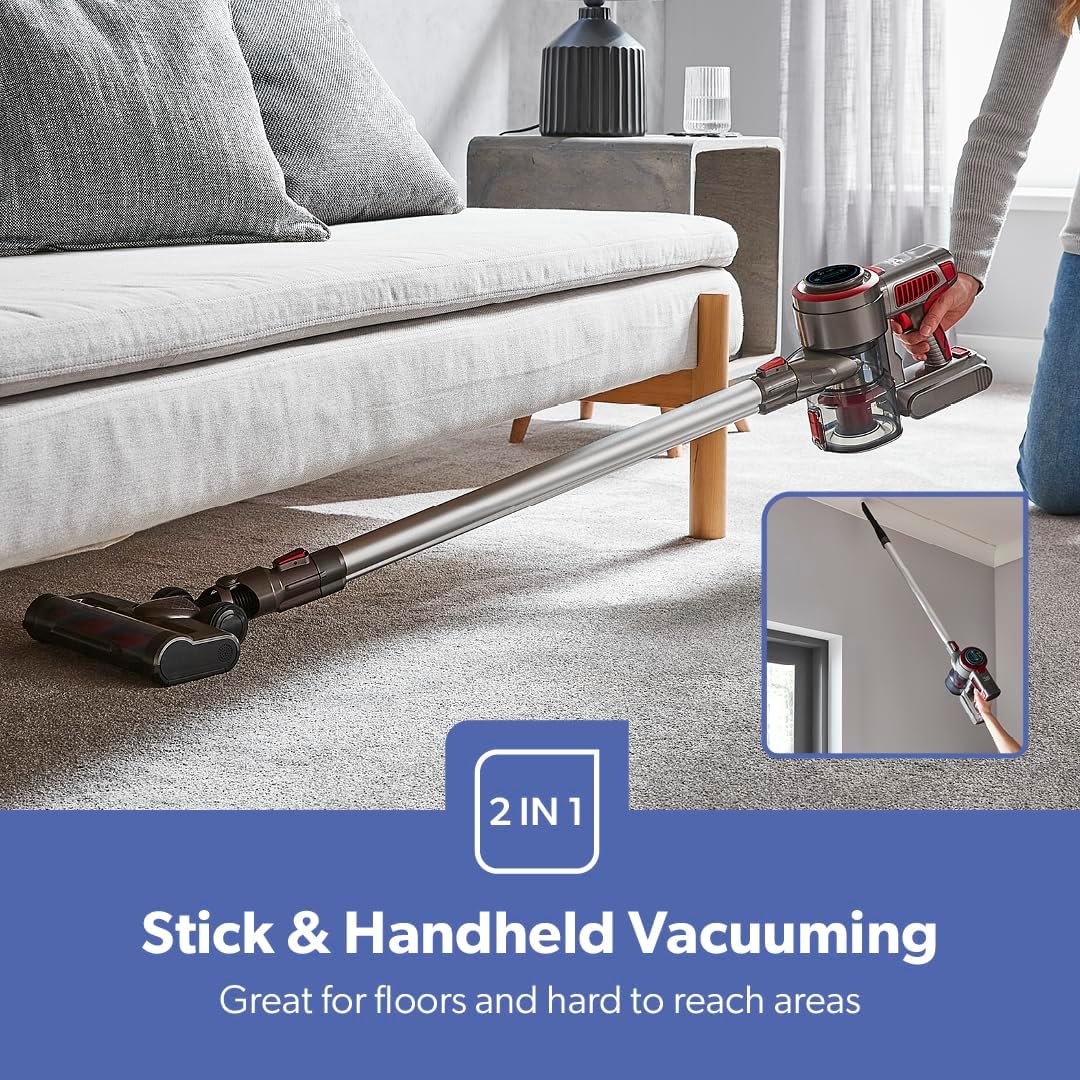 2-In-1 Stick & Hand HEPA Vacuum Cleaner With Touch Display