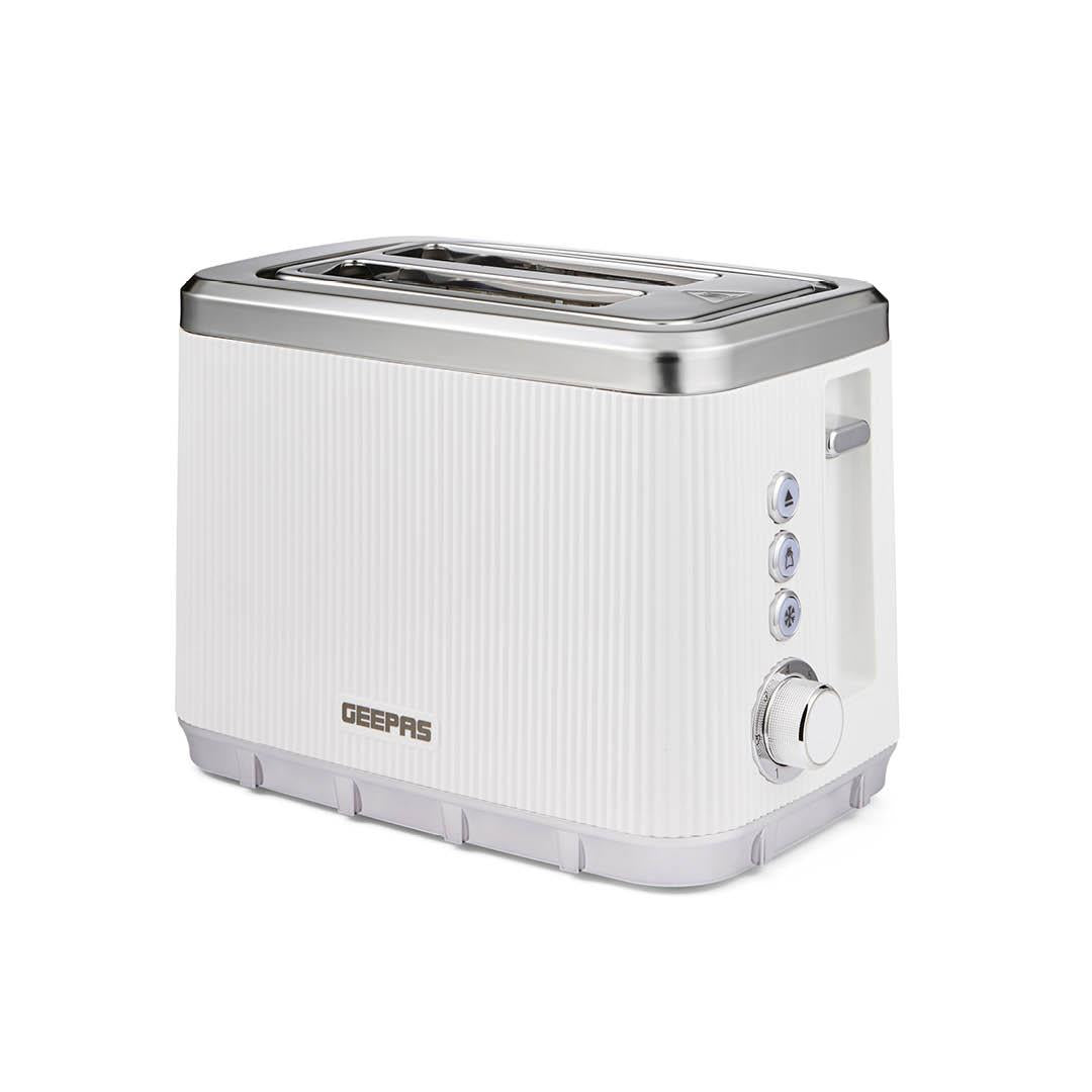 White Arcus 2 Slice Toaster With 7 Browning Levels