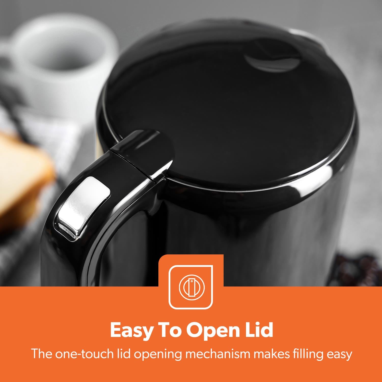 1.7L Digital Touchscreen Electric Kettle With Temperature Control