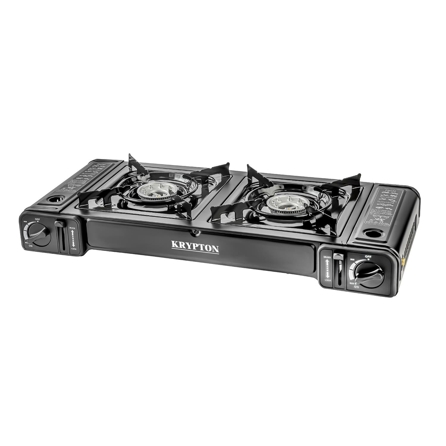 Double Burner Portable Outdoor & Indoor Gas Stove Cooker