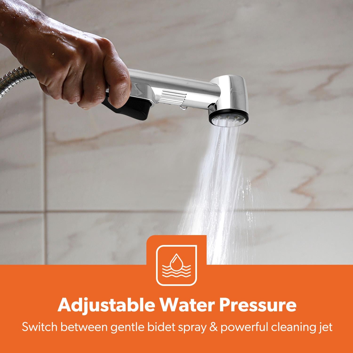 High-Pressure Handheld Toilet Bidet Sprayer Shattaf