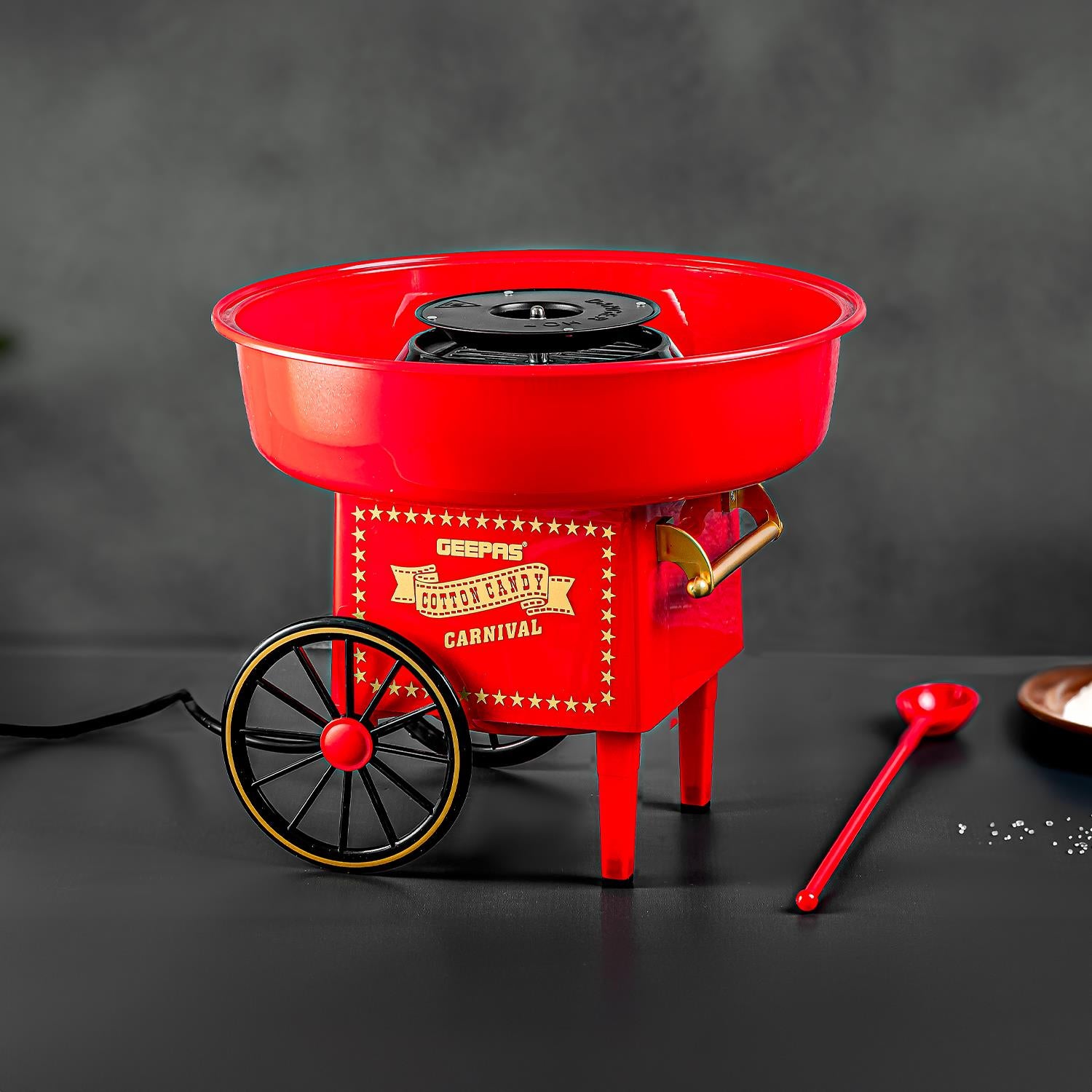 Mini Red Retro Carnival Candy Floss Machine