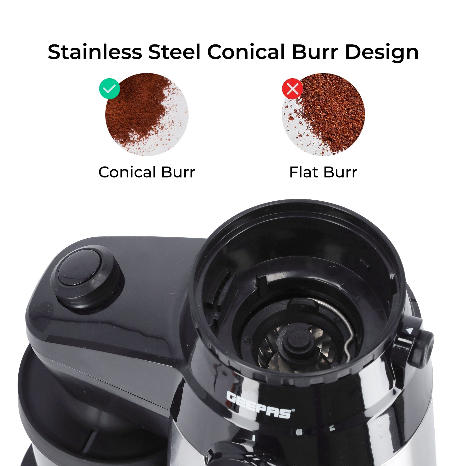 15 Bar Espresso Coffee Machine & Burr Coffee Grinder Set