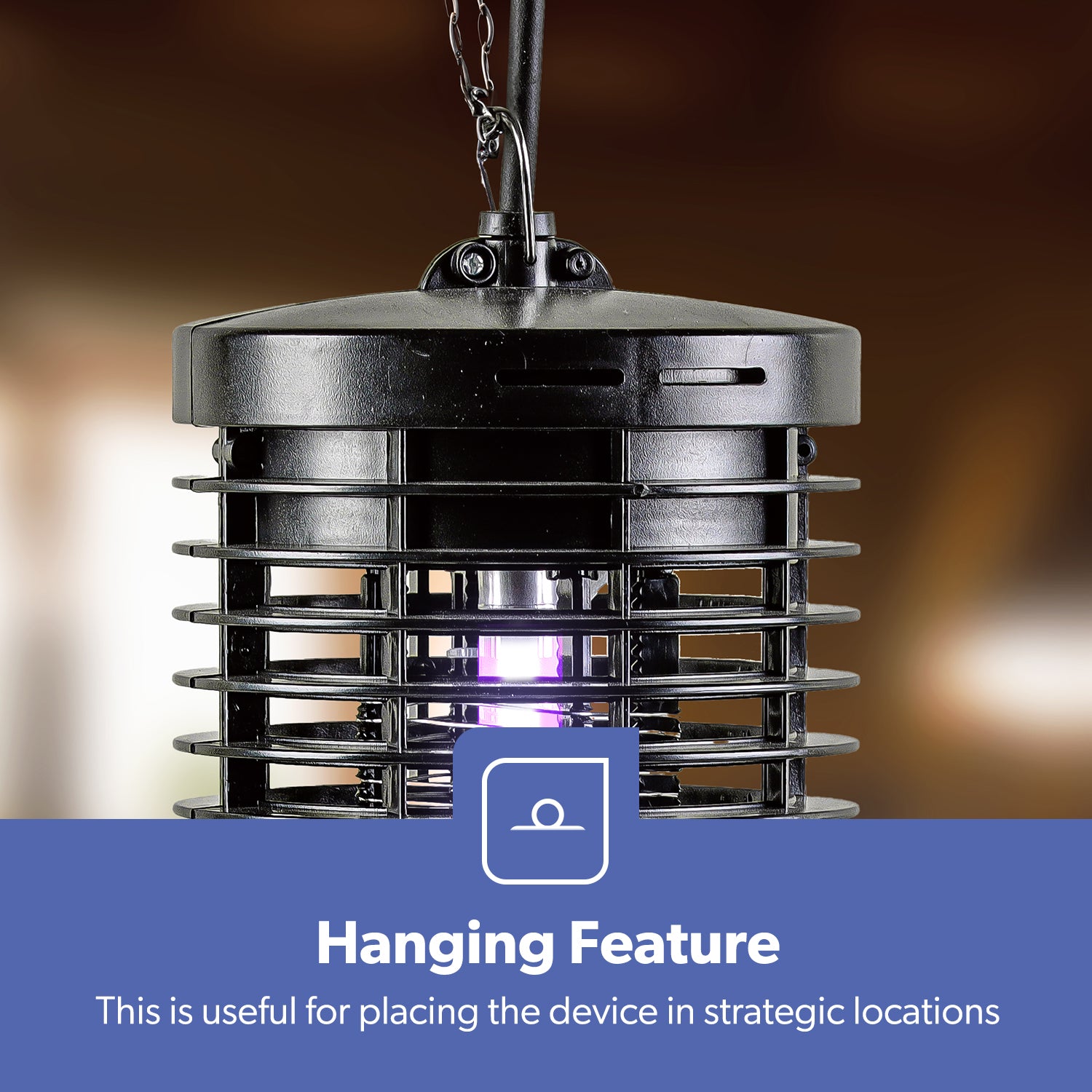 6W UV Electric Insect and Fly Zapper Indoor Bug Killer Lamp