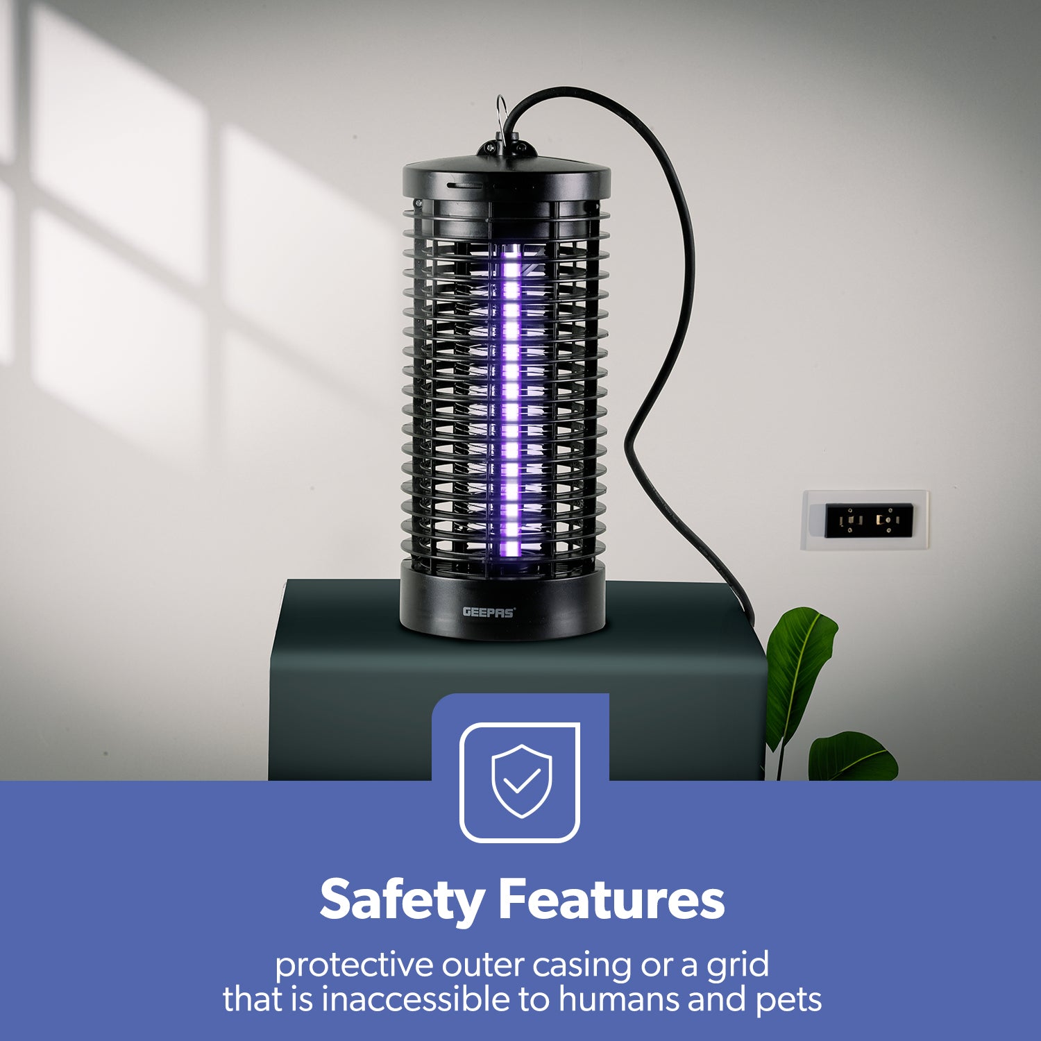 6W UV Electric Insect and Fly Zapper Indoor Bug Killer Lamp