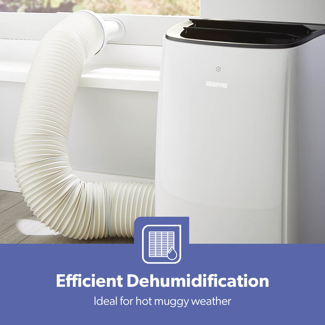 9000 BTU 4-in-1 Portable Air Conditioner with Dehumidifier