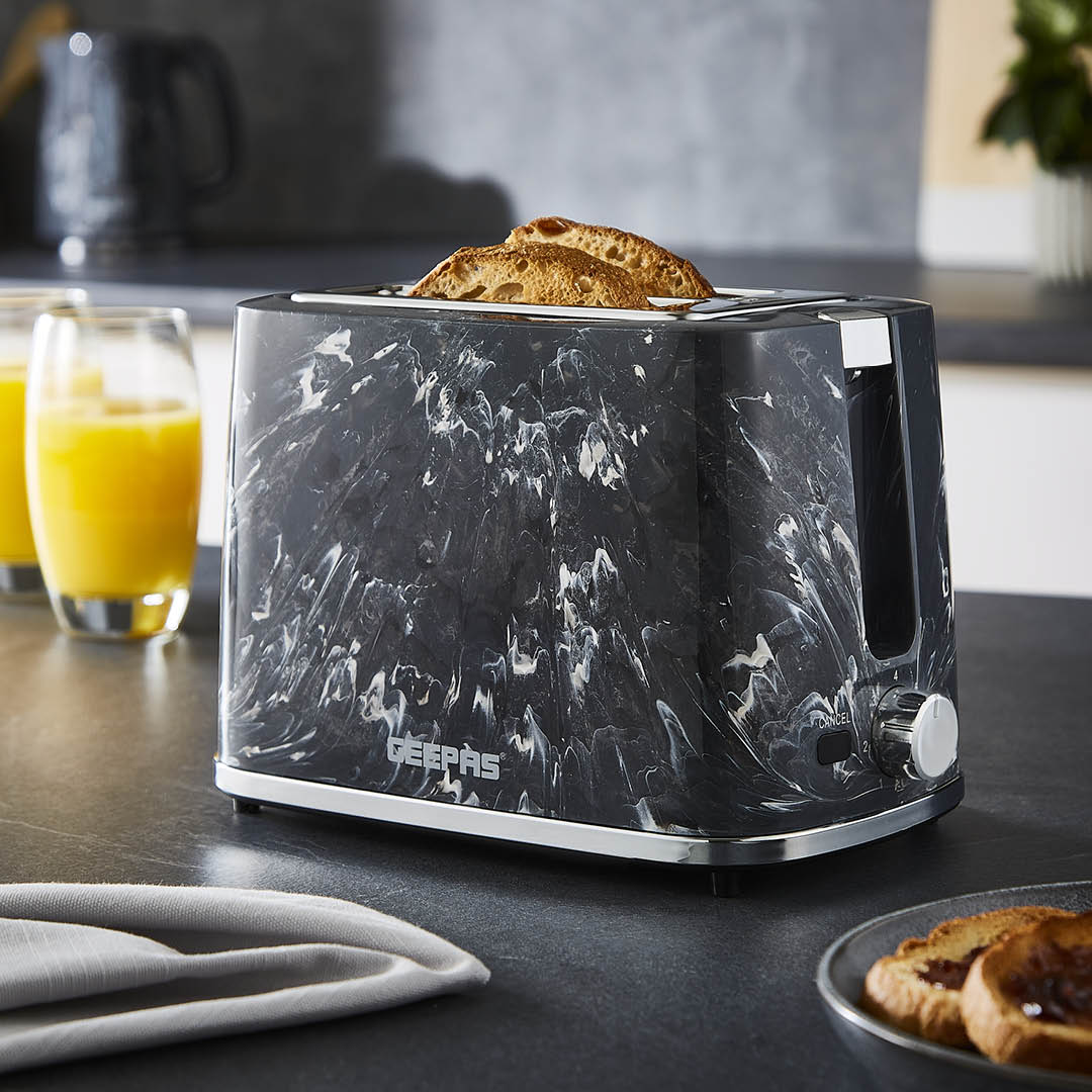 Two-Slice Black Dune Electric Bread Toaster