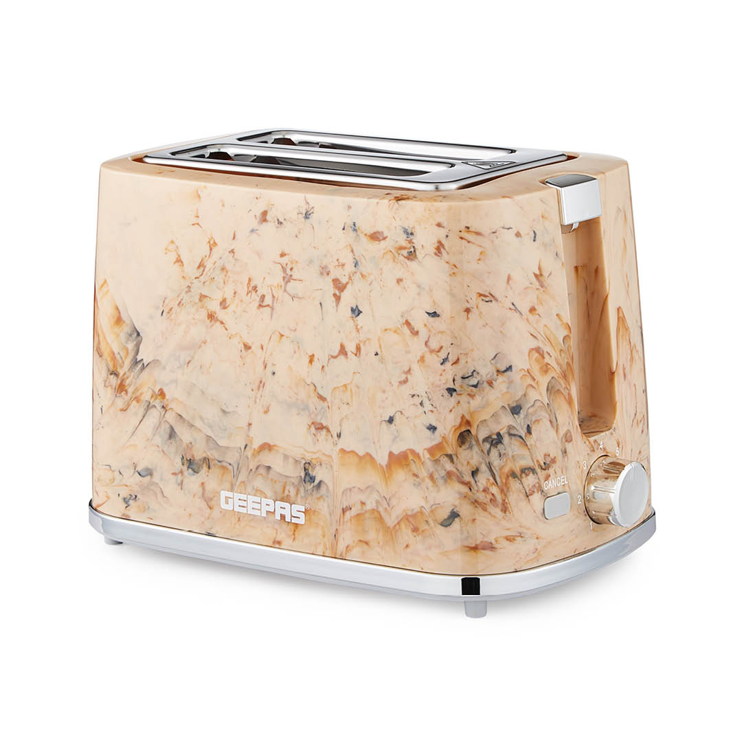 Two-Slice 'Travertine' Bread Toaster With Crumb Tray