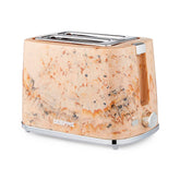Two-Slice 'Travertine' Bread Toaster With Crumb Tray
