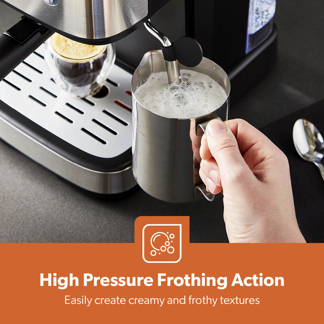 20-Bar Stainless Steel Barista Coffee Espresso Machine