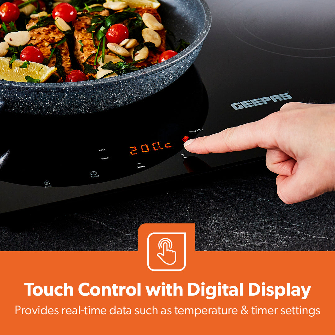 2800W Double Countertop Induction Hob and Cooktop
