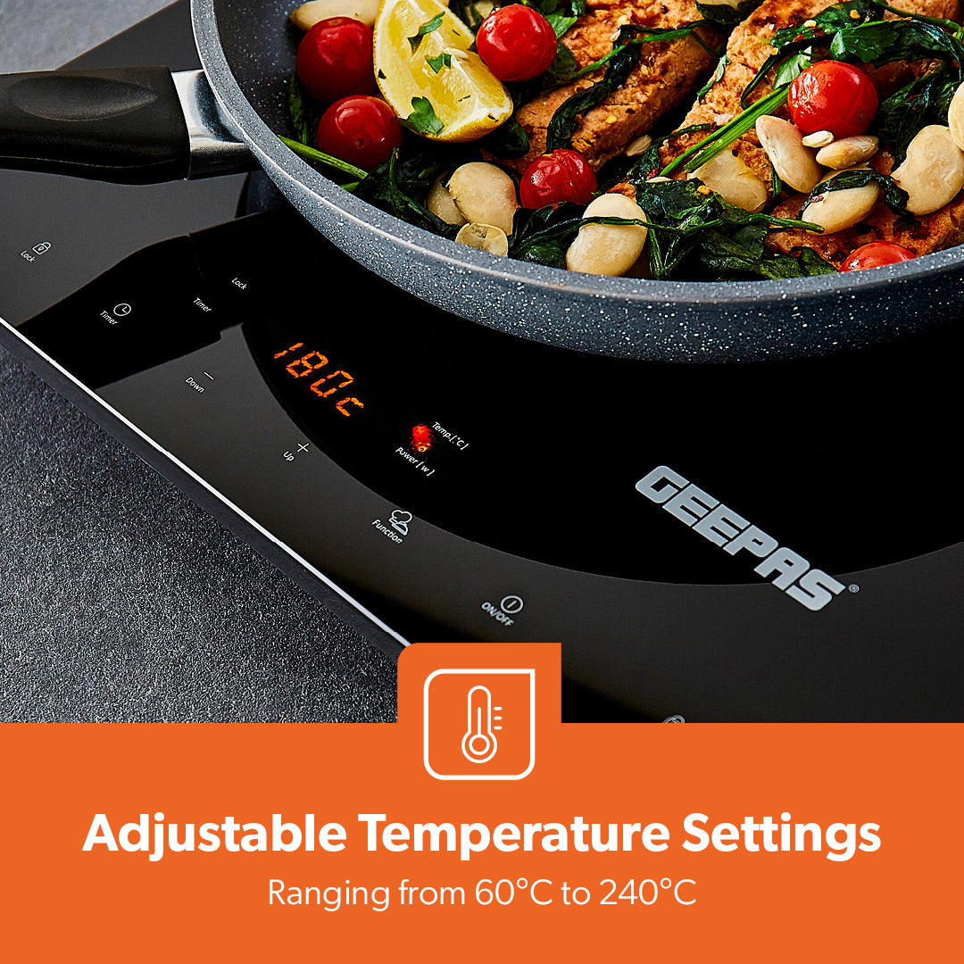 2800W Double Countertop Induction Hob and Cooktop