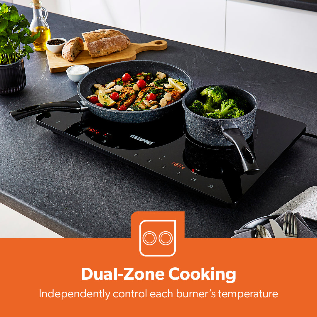 2800W Double Countertop Induction Hob and Cooktop