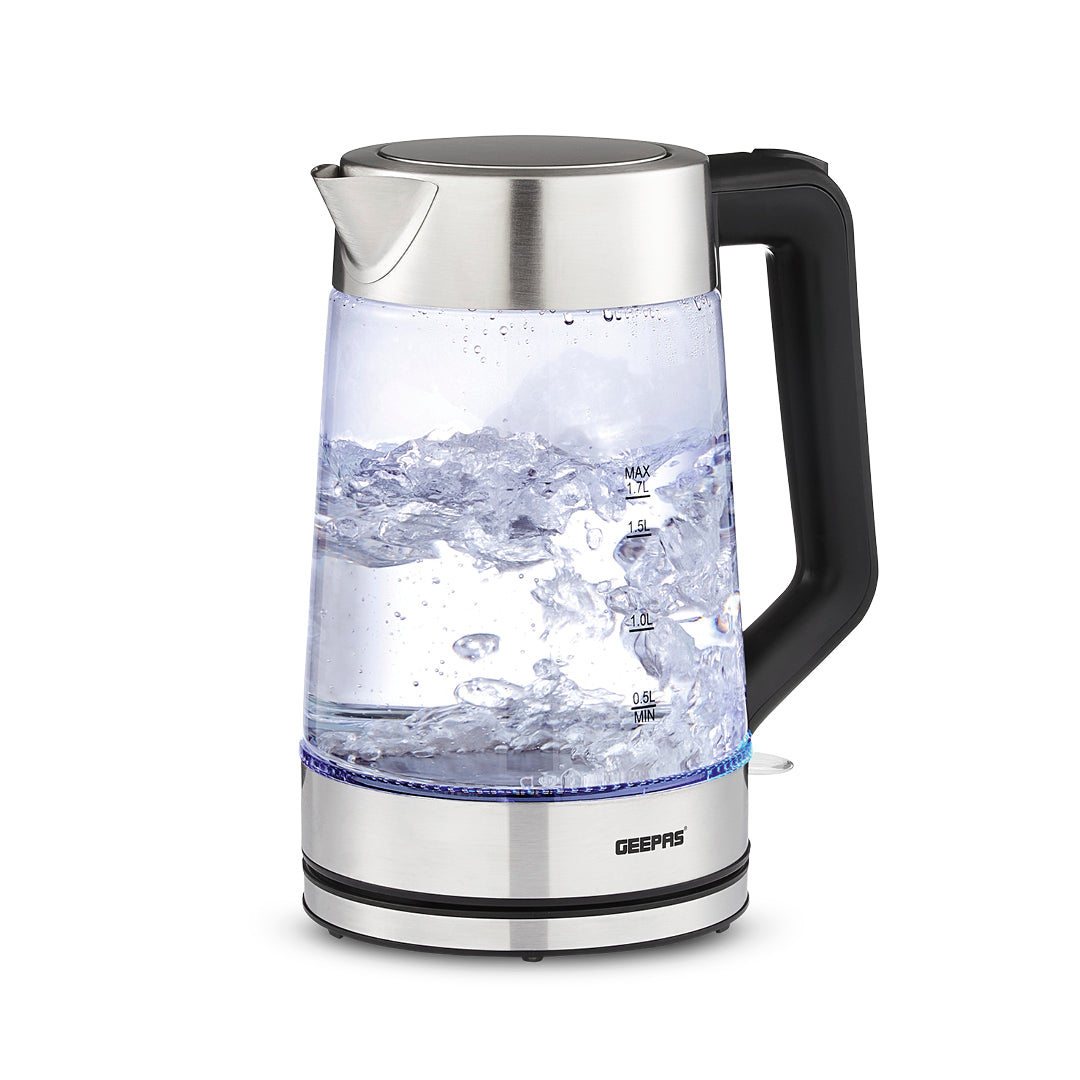 1.7L Illuminated LED Electric Clear Glass Kettle