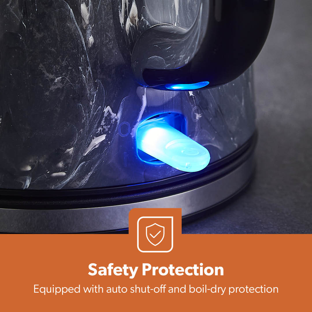 1.7L Rapid-Boil Cordless Electric Jug Kettle (2200W)