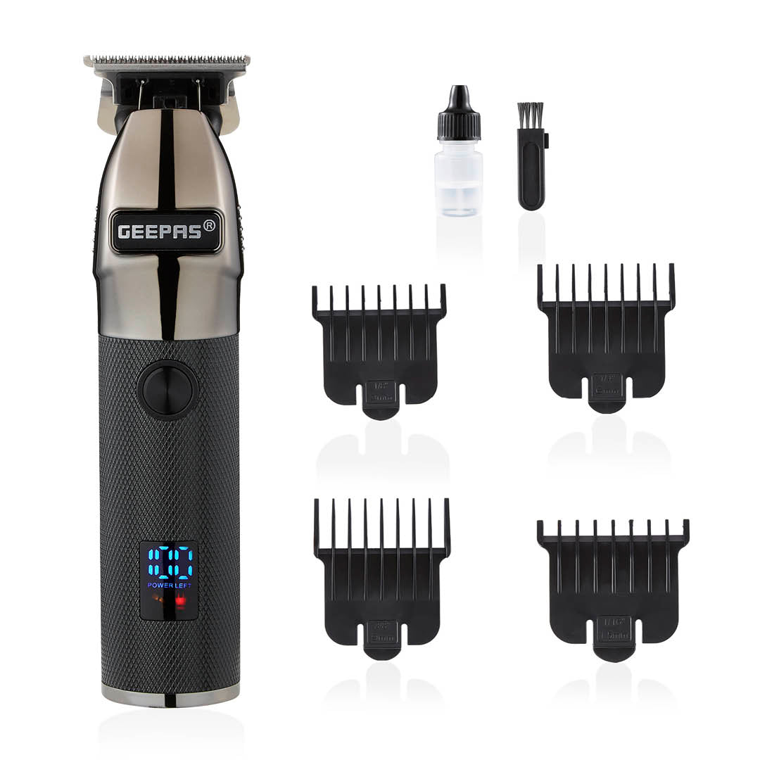 Rechargeable Trimmer and Clipper With LED Display