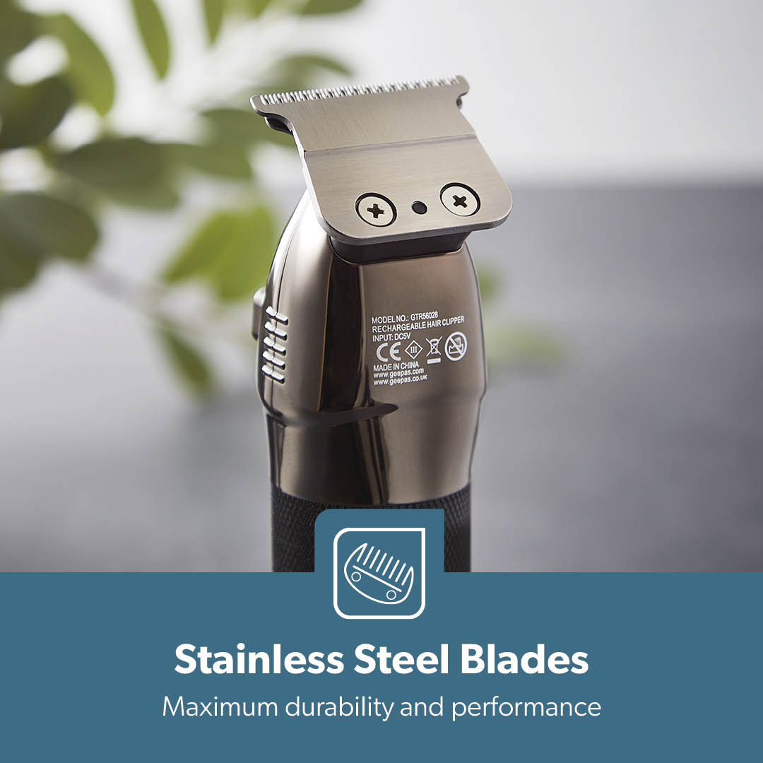 Rechargeable Trimmer and Clipper With LED Display