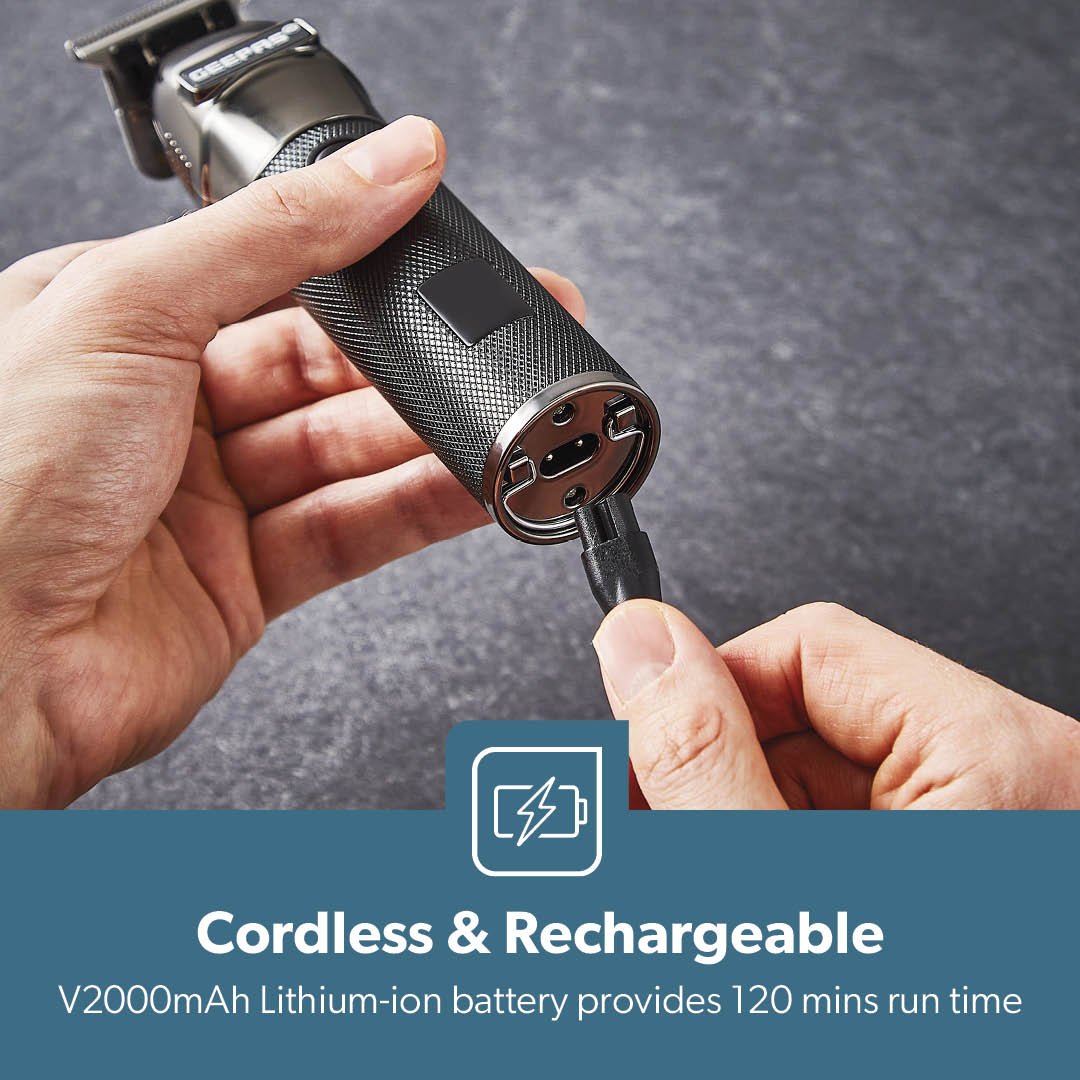 Rechargeable Trimmer and Clipper With LED Display