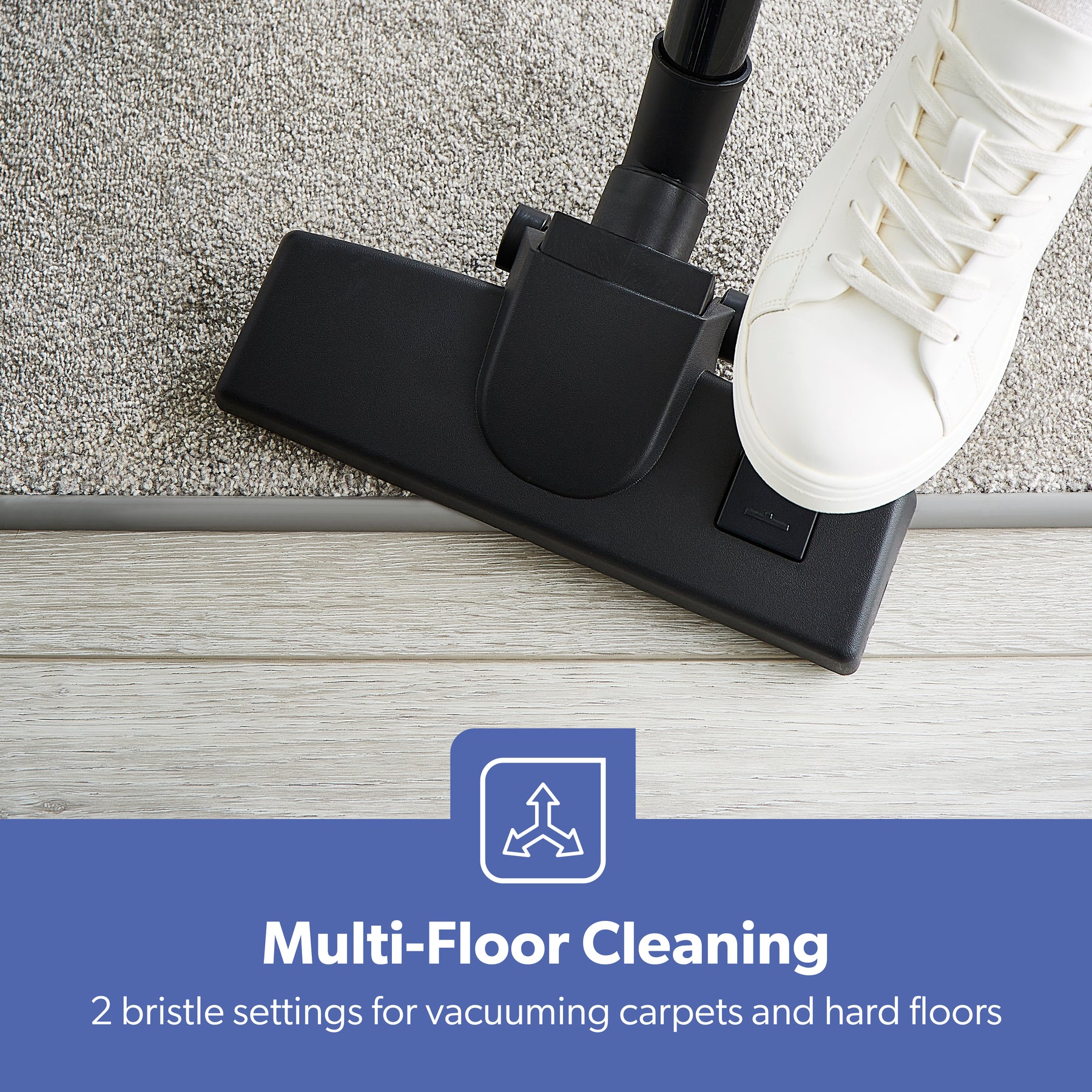 700W High-Power Cyclonic Vacuum Cleaner with HEPA Filter