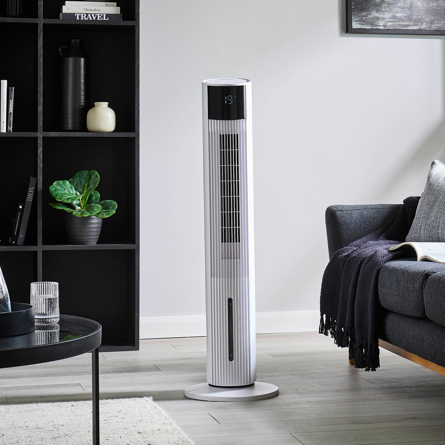 3-In-1 Air Cooler, Tower Fan and Humidifier In White 42"