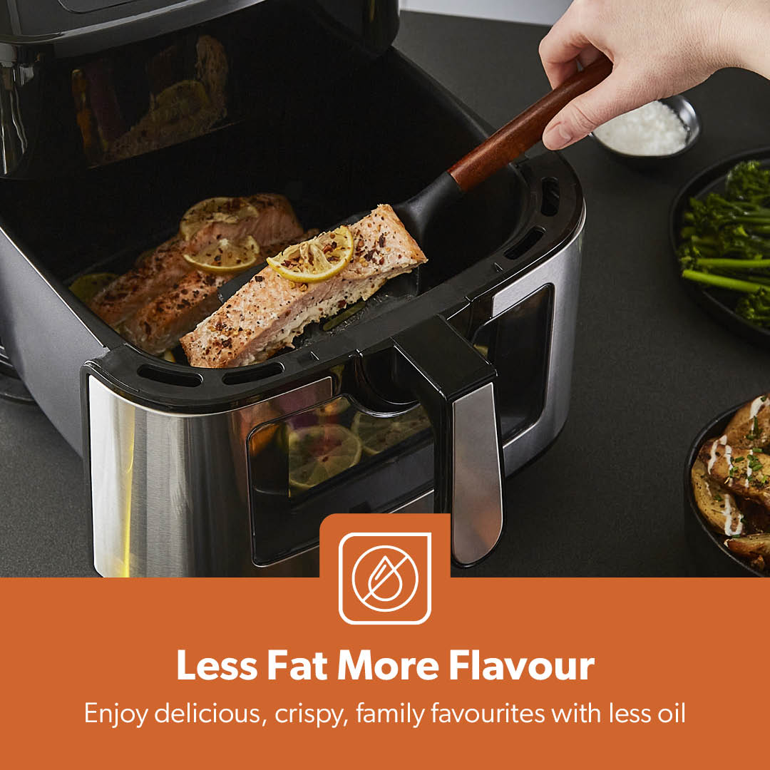 9-In-1 Large Single Basket Fat-Free Vortex Air Fryer 9.2L