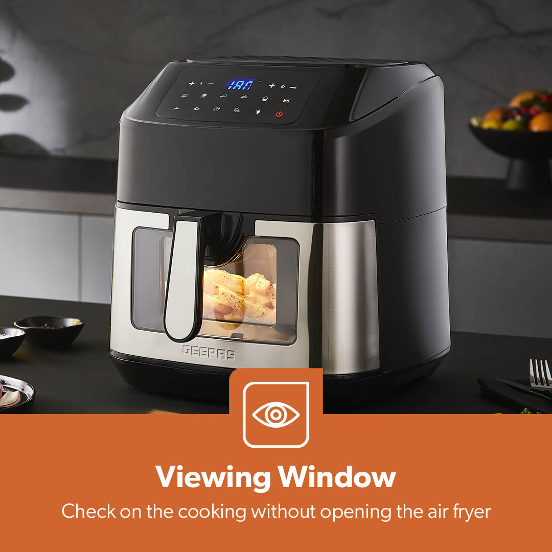 9-In-1 Large Single Basket Fat-Free Vortex Air Fryer 9.2L