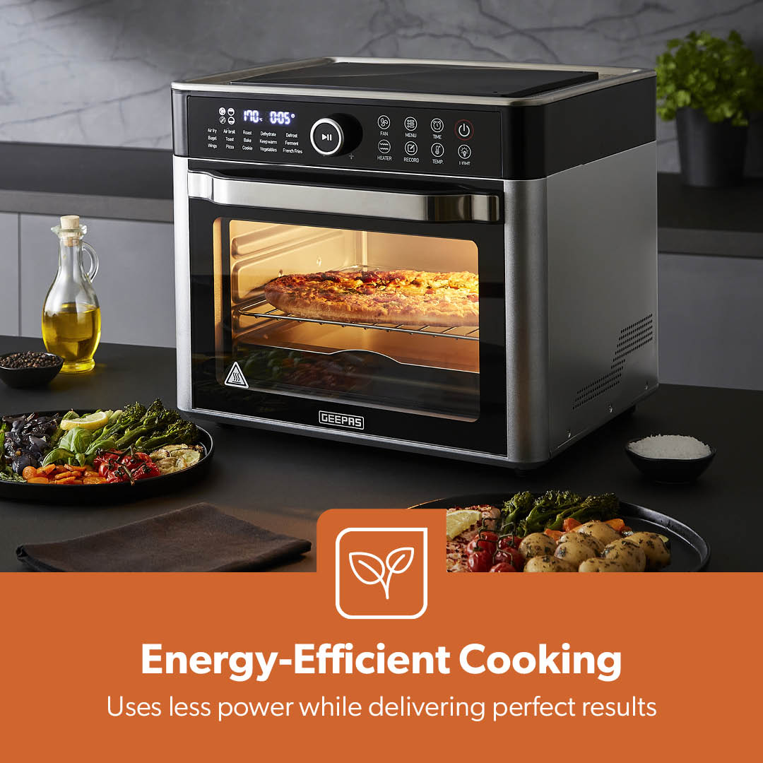 22L Digital Air Fryer Oven With 15 Preset Modes 1700W