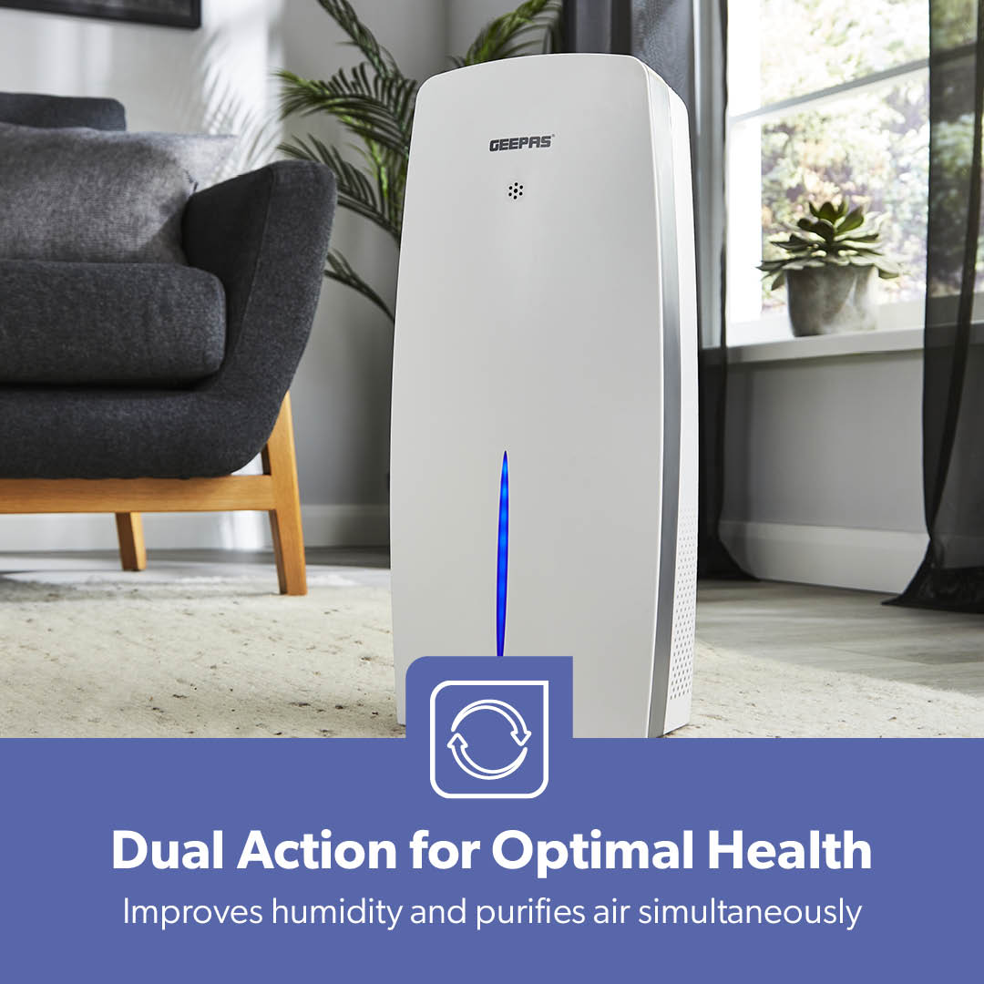Digital 2-in-1 HEPA Air Purifier Carbon Filter with Humidifier
