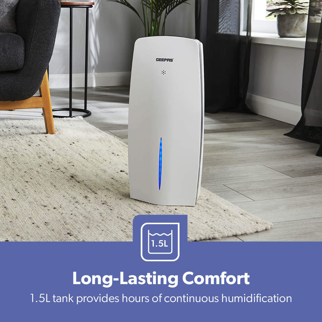 Digital 2-in-1 HEPA Air Purifier Carbon Filter with Humidifier