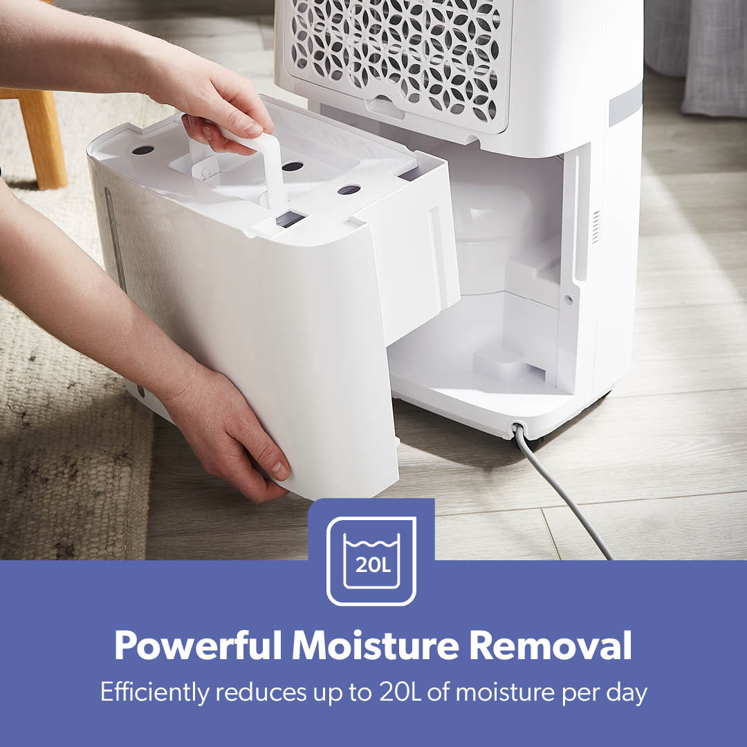 20L Large Digital Energy-Efficient Dehumidifier With Laundry Mode