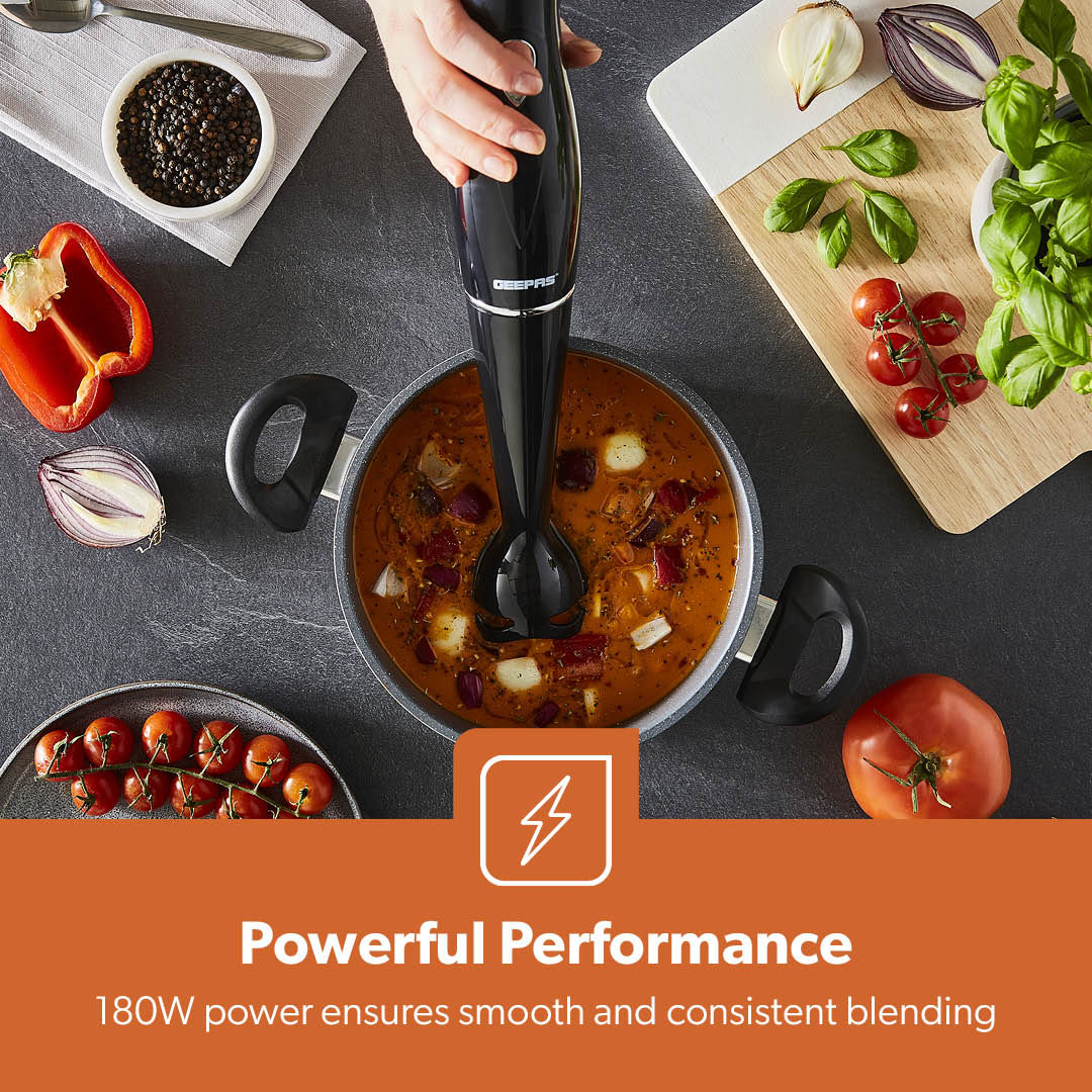 180W Black Hand Stick Blender and Mixer