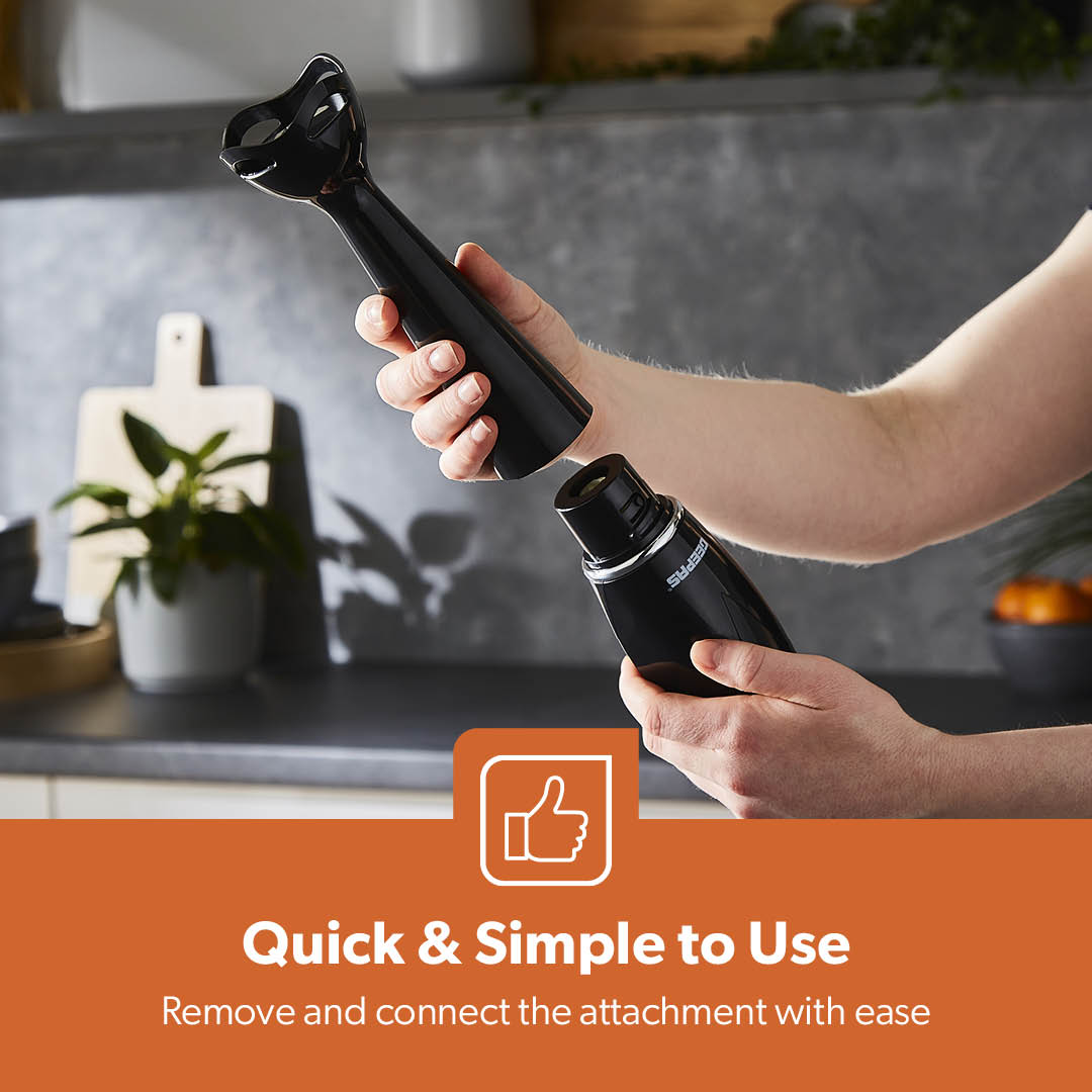180W Black Hand Stick Blender and Mixer