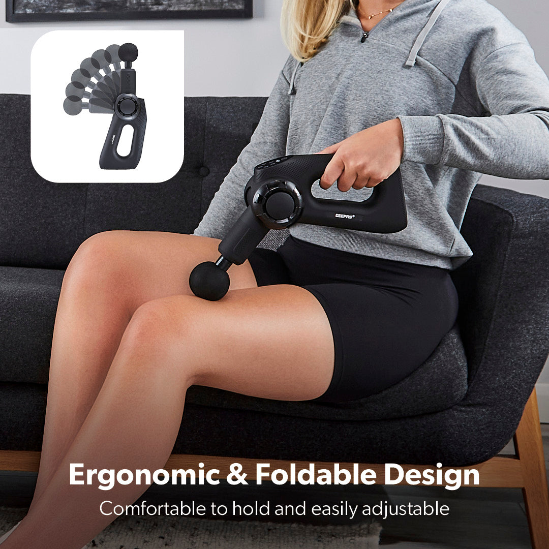 5-Speed Handheld Percussion Massager, Deep Tissue Massage Gun