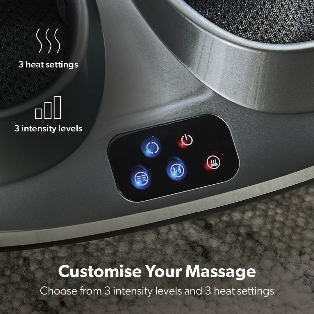 4-In-1 Luxury Air Compression & Kneading Heated Foot Massager