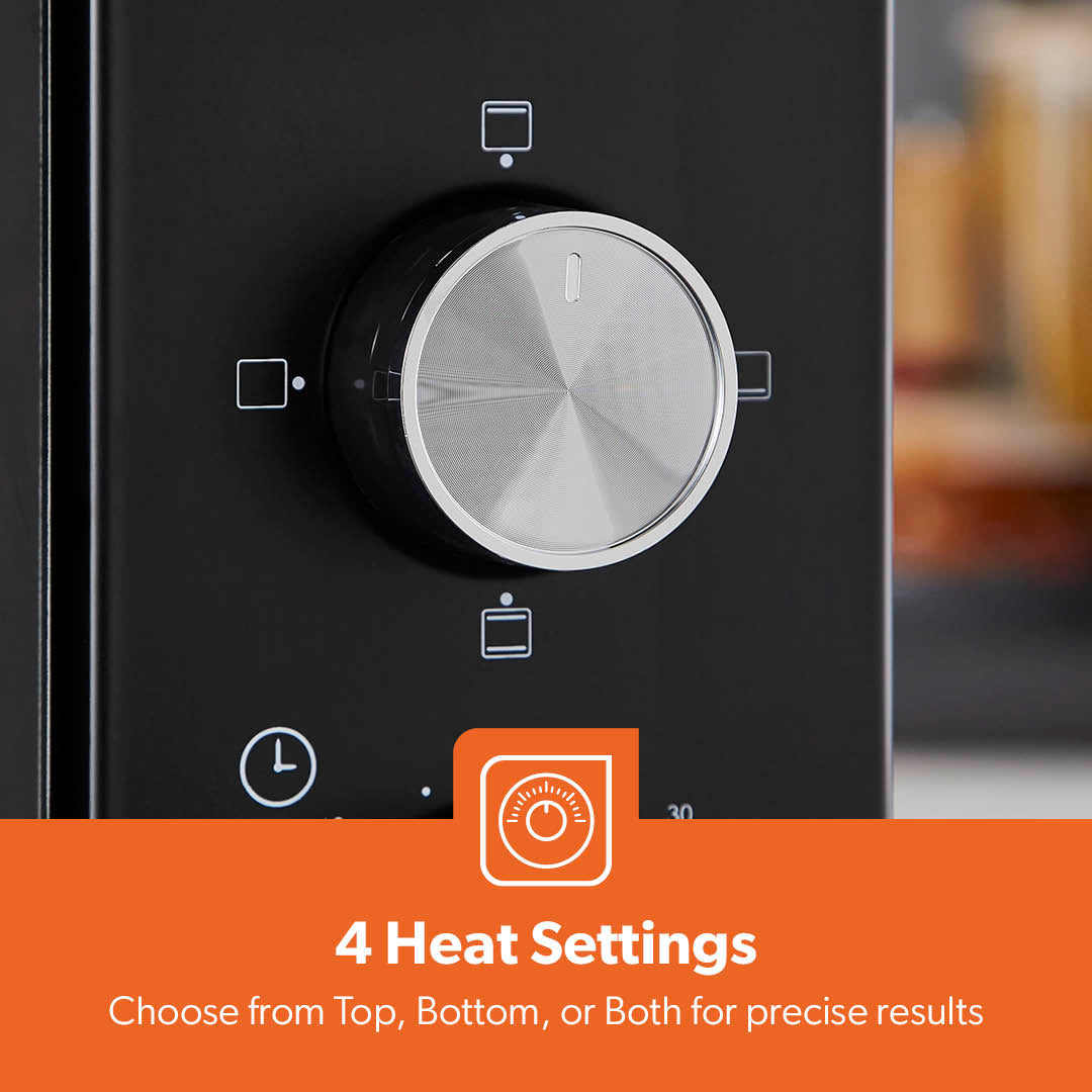 60L Electric Mini Oven Cooker & Grill With Rotisserie