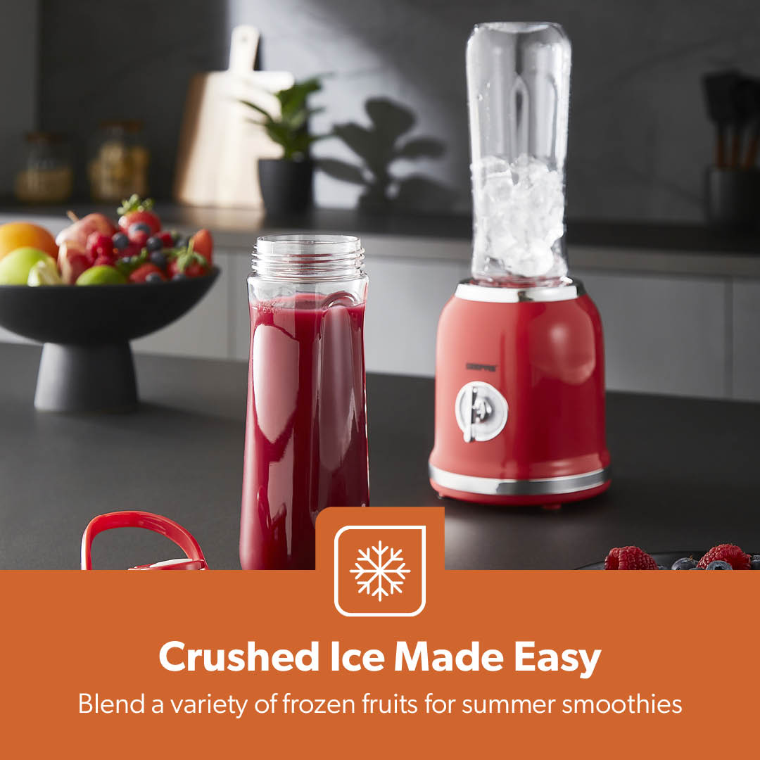 2-In-1 Portable Two-Speed Retro Personal Blender (300W)